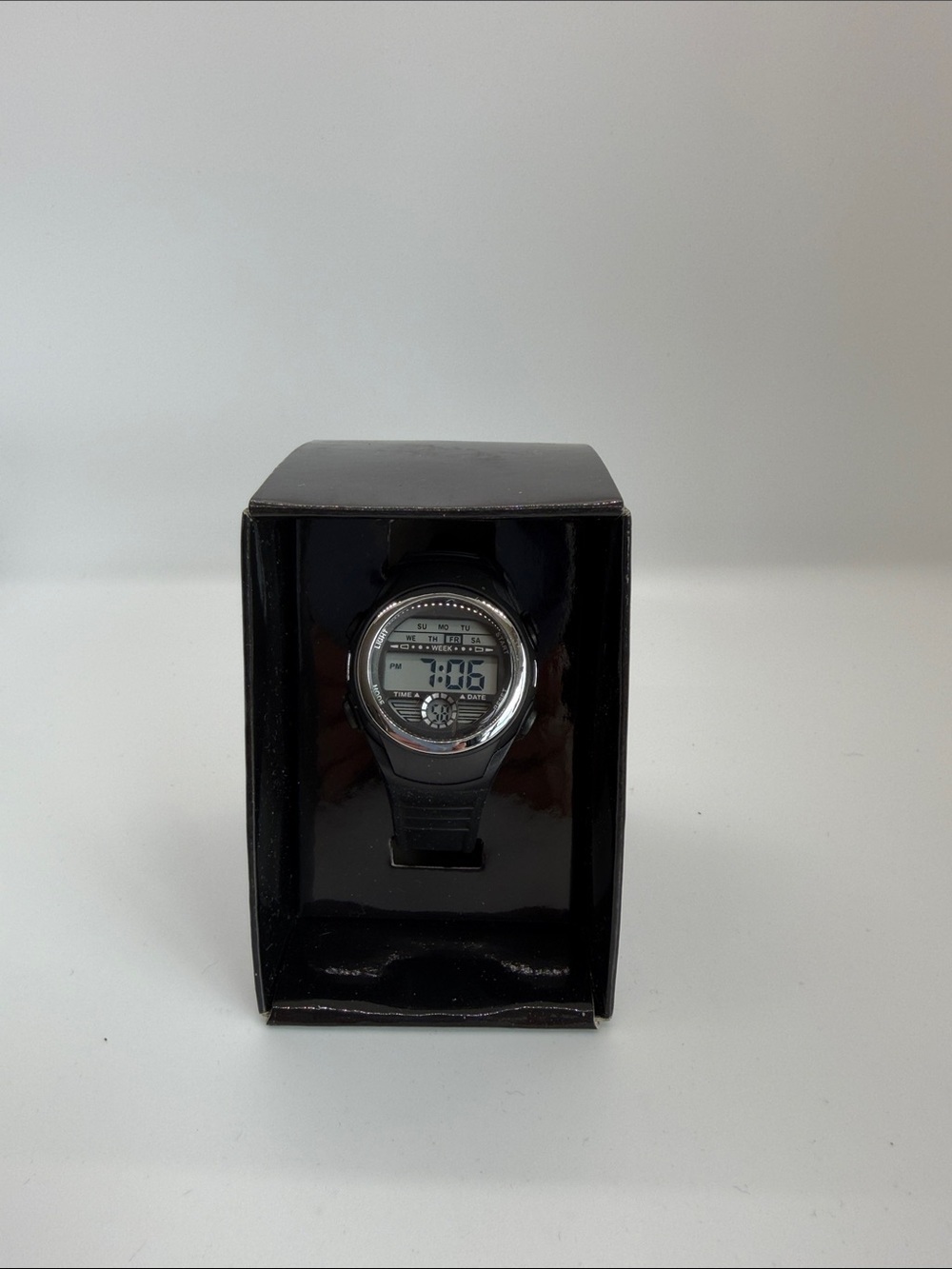 Digital Sports Wristwatch - Black